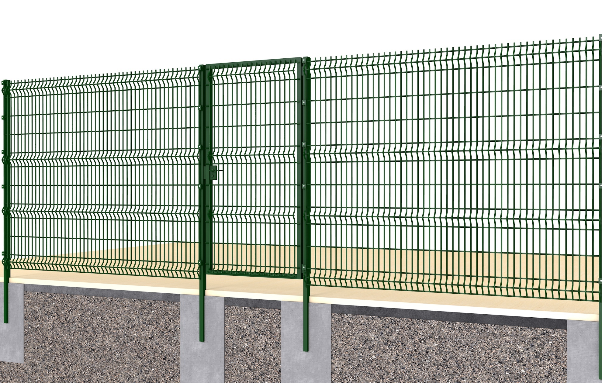 Калитка распашная «Техна Классик 3D LX»